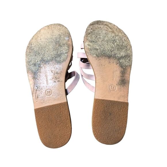 Ancient Greek beige Sandals Nikki slides - Picture 6 of 6